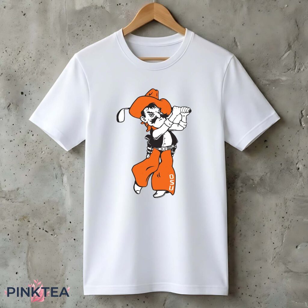 OSU Cowboy Golf Swingin Logo Shirt